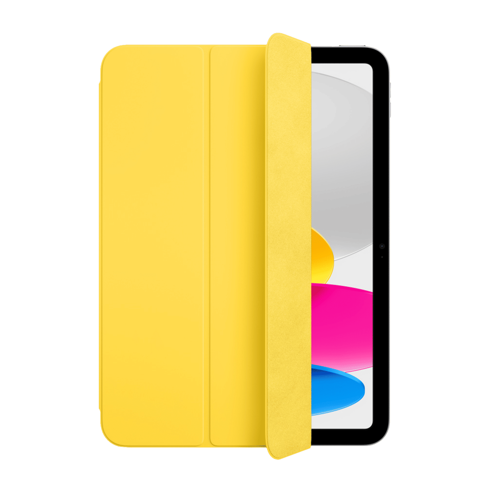 Apple Smart Polyurethane Folio Case for Apple iPad (10th Gen) 10.9 Inch (Magnetic Attachments, Yellow)_2