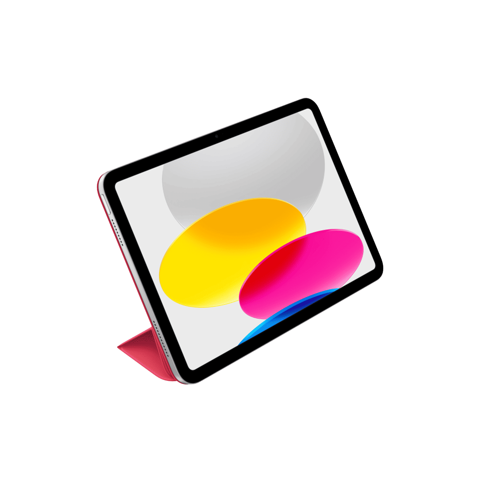 Apple Smart Polyurethane Folio Case for Apple iPad (10th Gen) 10.9 Inch (Magnetic Attachments, Watermelon)_3