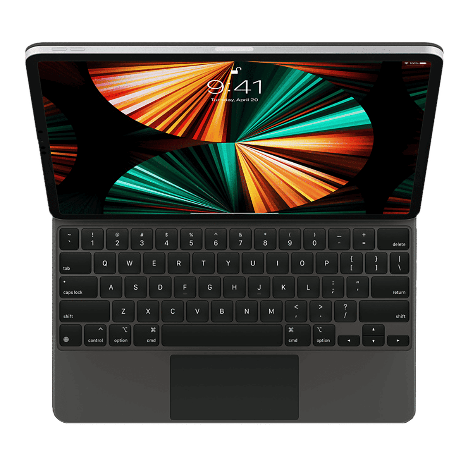 Apple Magic Bluetooth Keyboard for iPad Pro 12.9 Inch (3rd, 4th, 5th & 6th Gen) with Touchpad (Multi Touch Gestures, Black)_2