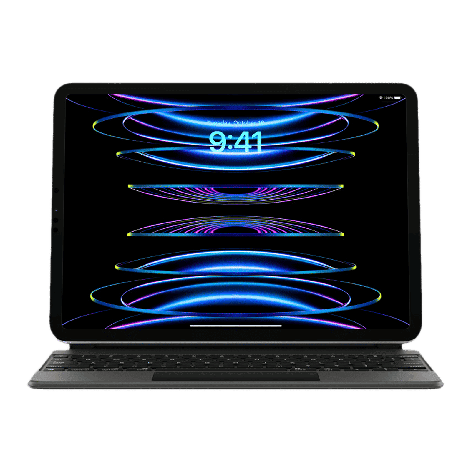 Apple Magic Bluetooth Keyboard for iPad Pro 11 Inch (1st, 2nd, 3rd & 4th Gen), iPad Air (4th & 5th Gen) with Touchpad (Multi Touch Gestures, Black)_1