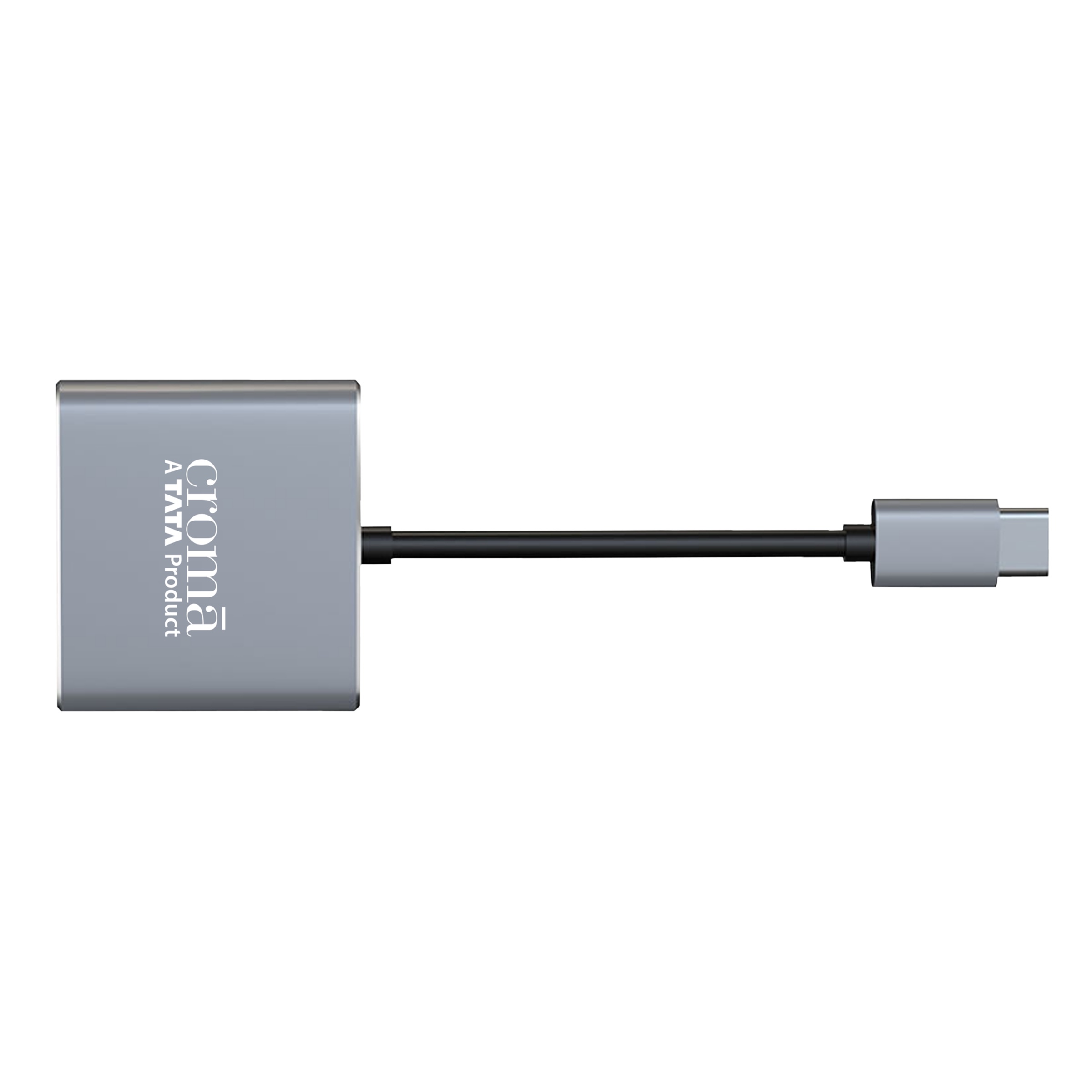Croma USB 3.0 Type C to USB 3.0 Type C, USB 3.0 Type A, HDMI Type A Multi-Port Hub (5 Gbps Data Transfer Rate, Grey) Croma USB 3.0 Type C to USB 3.0 Type C, USB 3.0 Type A, HDMI Type A Multi-Port Hub (5 Gbps Data Transfer Rate, Grey)_4