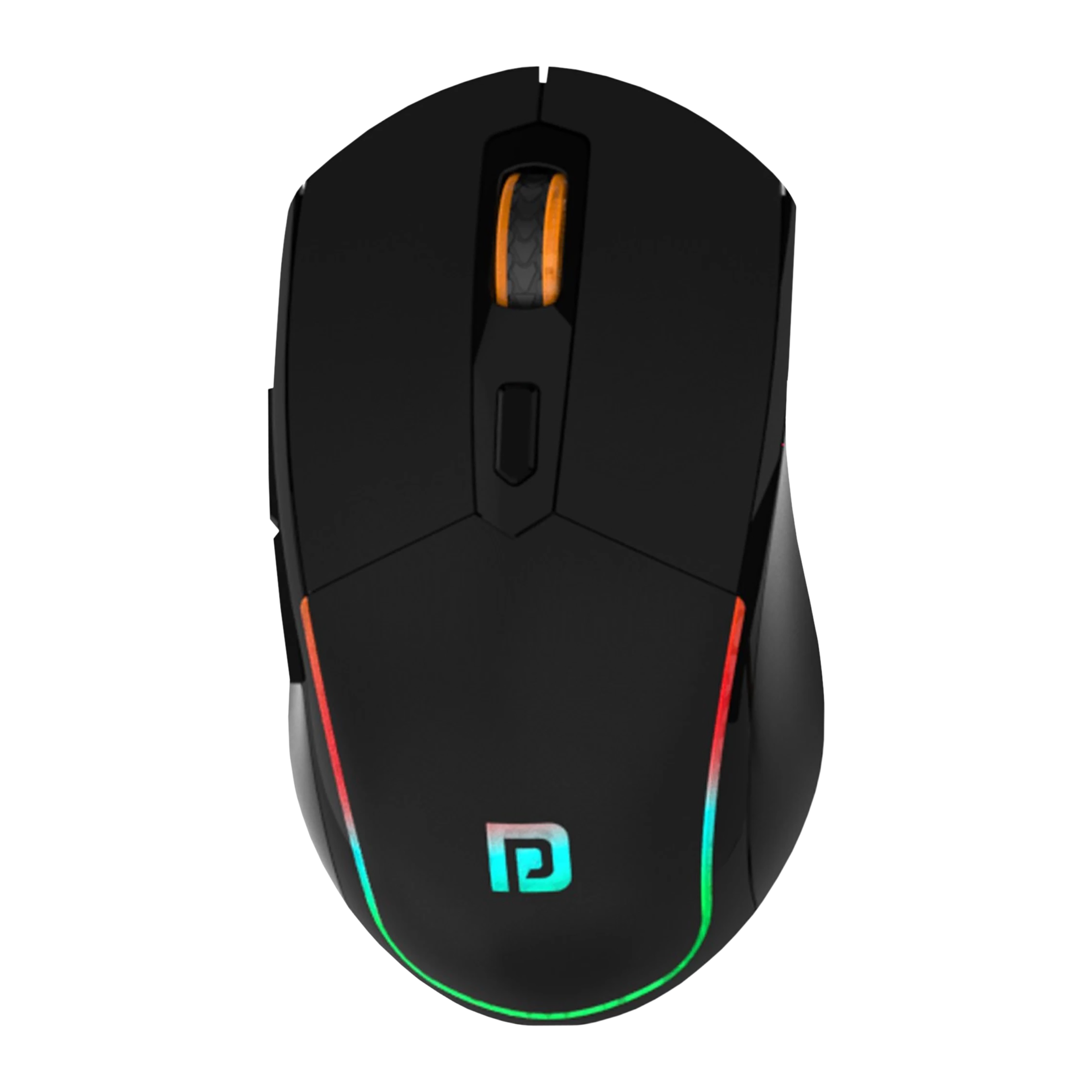 PORTRONICS Toad One Rechargeable Wireless Optical Mouse (1200 DPI Adjustable, Ergonomic Design, Black)_1