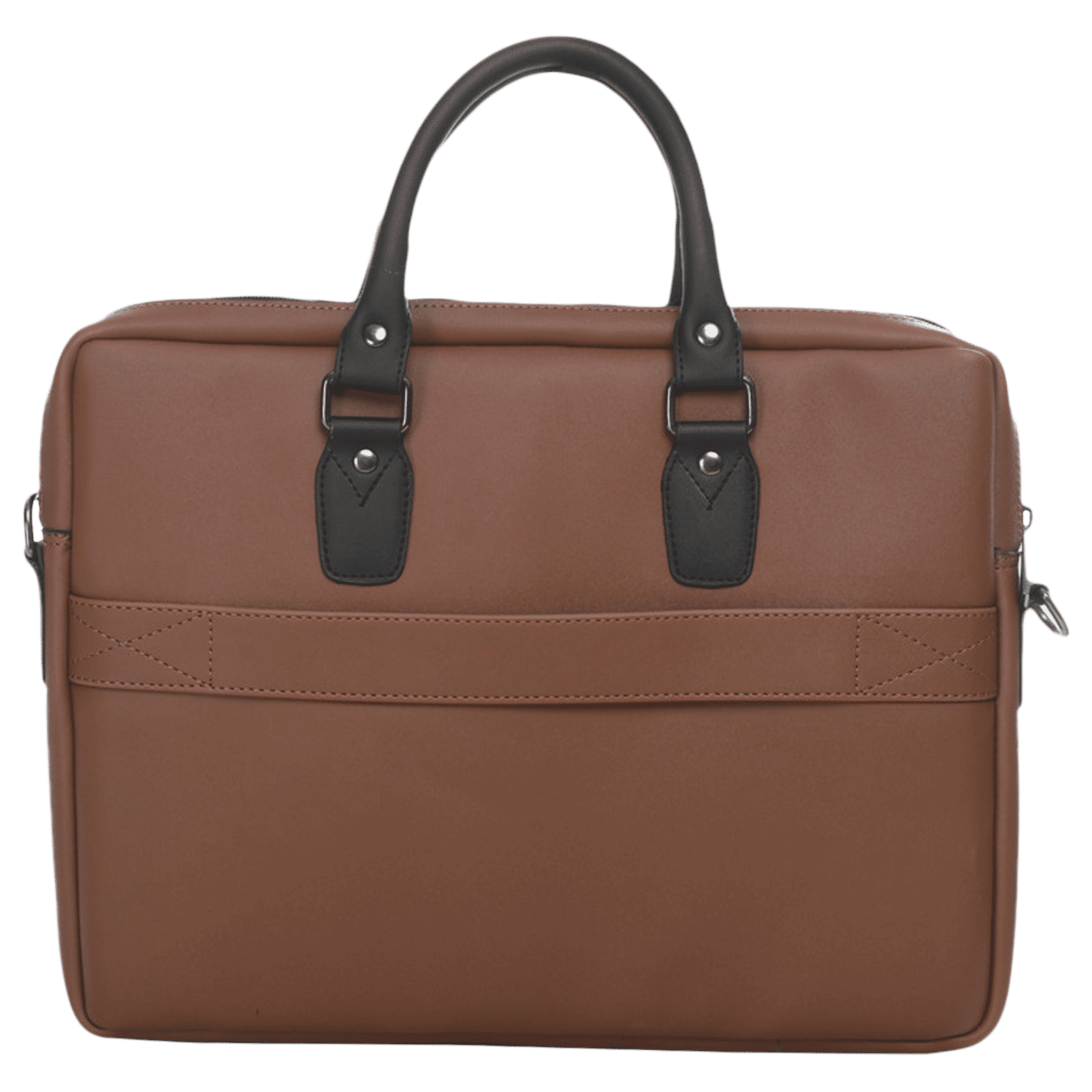 Dr. Vaku MILAN Stripey Vegan Leather Laptop Sling Bag for 13 & 14 Inch Laptop (Water Resistant, Pink/Camel)_6