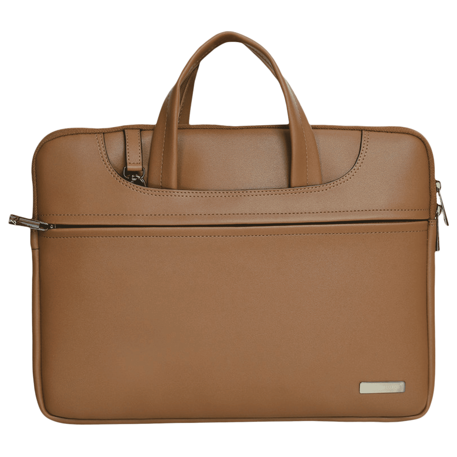 Dr. Vaku Vegan Leather Laptop Sleeve for 14 Inch Laptop (Water Resistant, Mustard)_1