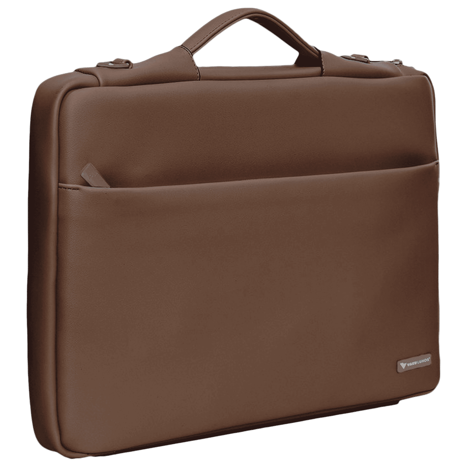 Dr. Vaku Polyurethane Leather Laptop Sleeve for 15.6 Inch Laptop (Water Resistant, Butterscotch)_4