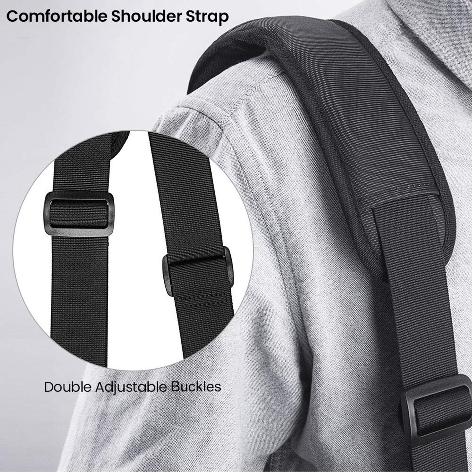 tomtoc Defender Fabric Laptop Sling Bag for 13.5, 14 & 14.4 Inch Laptop (Water Resistant, Black)_11