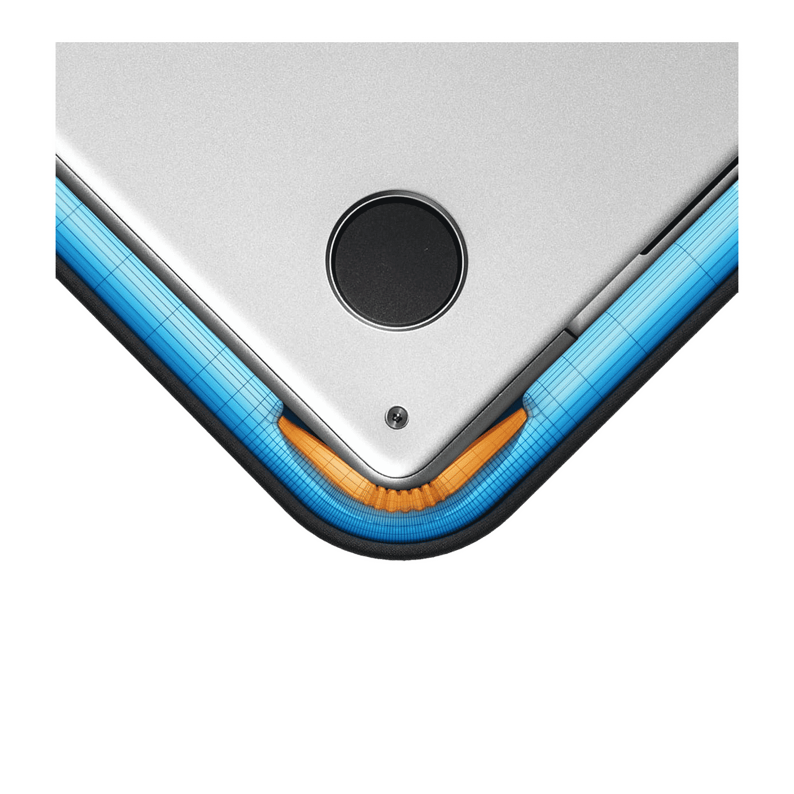 tomtoc Defender Fabric Laptop Sling Bag for 13.5, 14 & 14.4 Inch Laptop (Water Resistant, Black)_13