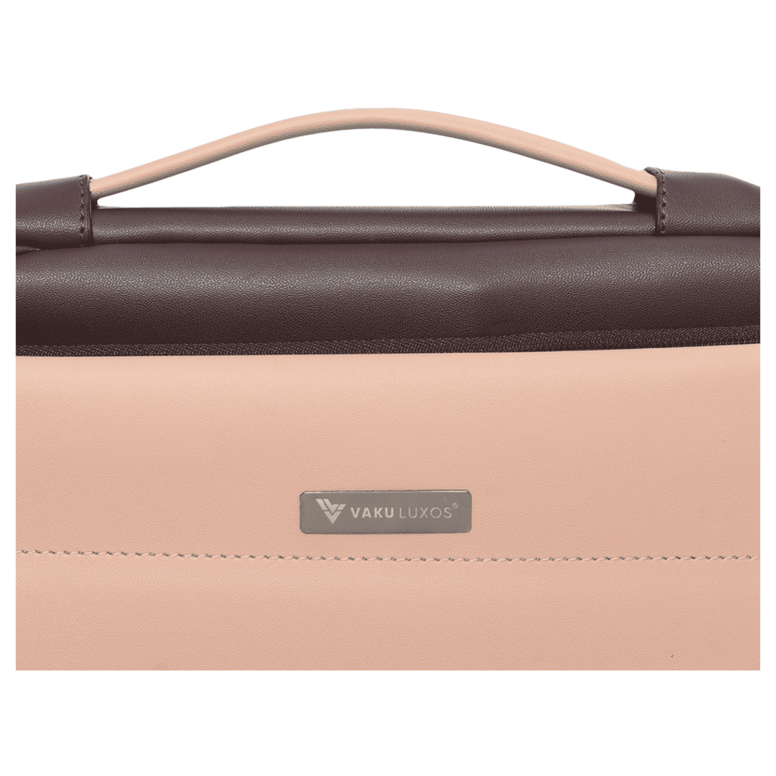 Dr. Vaku Lasa Chivelle Vegan Leather Laptop Sling Bag for 13 & 14 Inch Laptop (Water Resistant, Cherry/Pink)_4