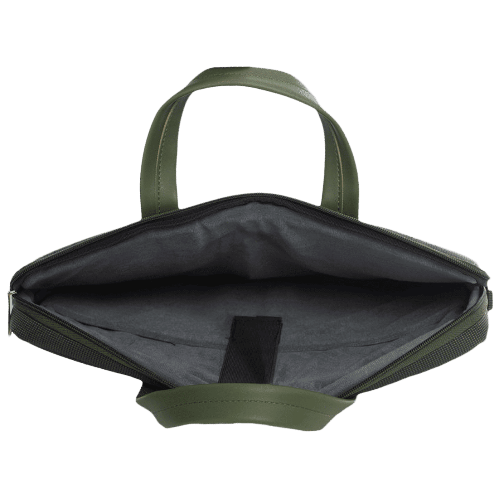 Dr. Vaku DA SALERNO Leather Laptop Sling Bag for 13 & 14 Inch Laptop (Water Resistant, Green)_4