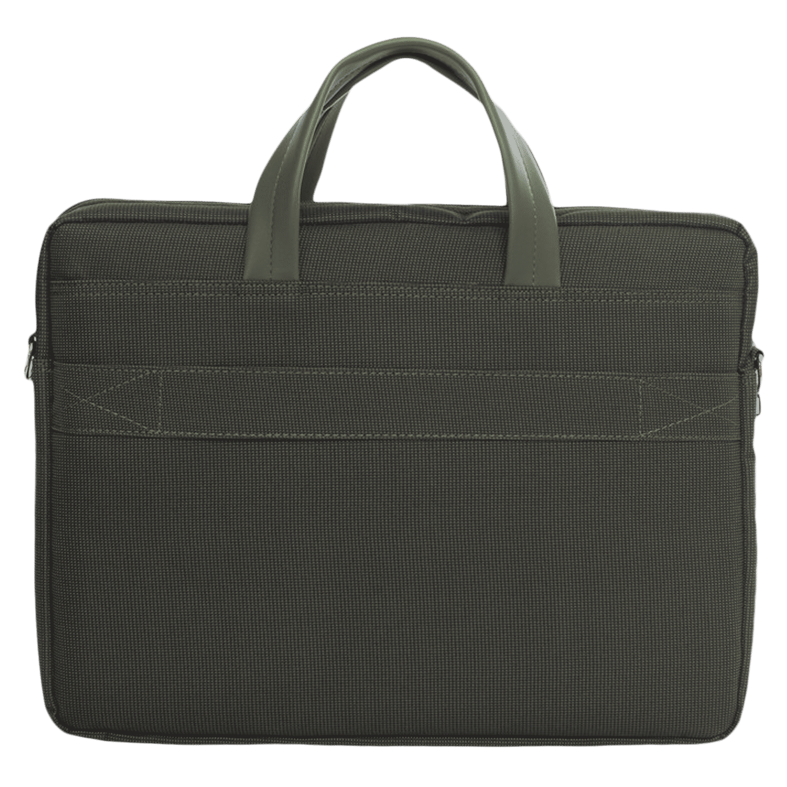 Dr. Vaku DA SALERNO Leather Laptop Sling Bag for 13 & 14 Inch Laptop (Water Resistant, Green)_5