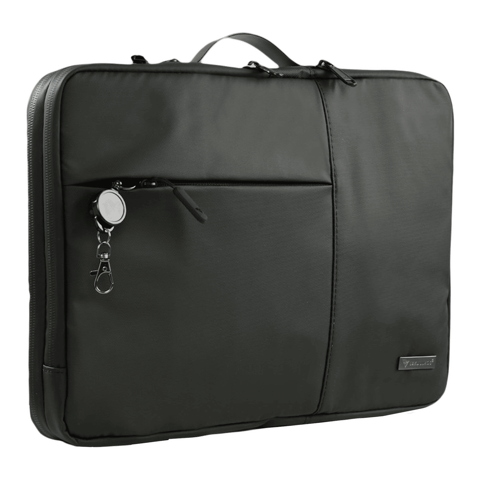 Dr. Vaku Vuitton Polyester Laptop Sleeve for 14 Inch Laptop (Water Repellent, Black)_5