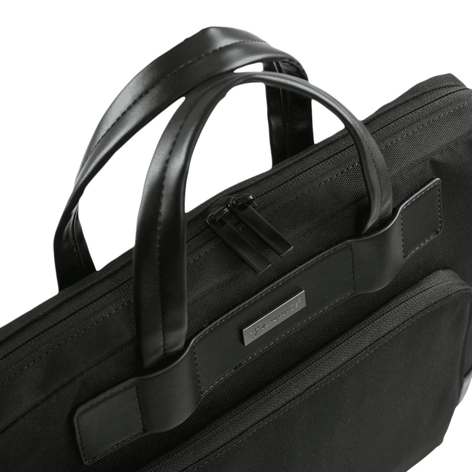 Dr. Vaku Mateo Series Polyester Fabric Laptop Sleeve for 14 Inch Laptop (6 L, Waterproof, Black)_5