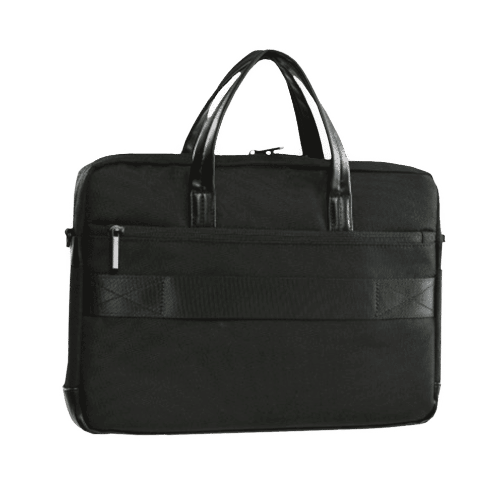 Dr. Vaku Mateo Series Polyester Fabric Laptop Sleeve for 14 Inch Laptop (6 L, Waterproof, Black)_4