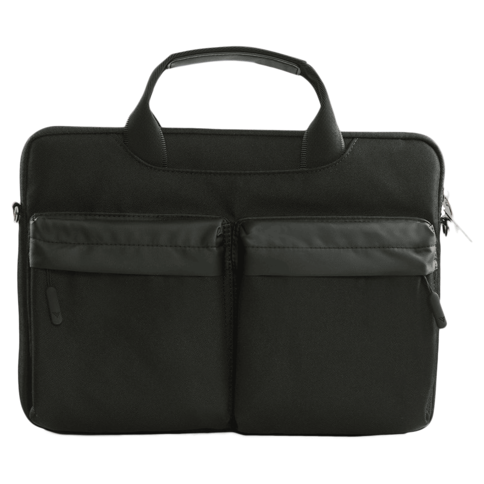 Dr. Vaku Vigor Series Polyester Fabric Laptop Sleeve for 14 Inch Laptop (6 L, Waterproof, Black)_1