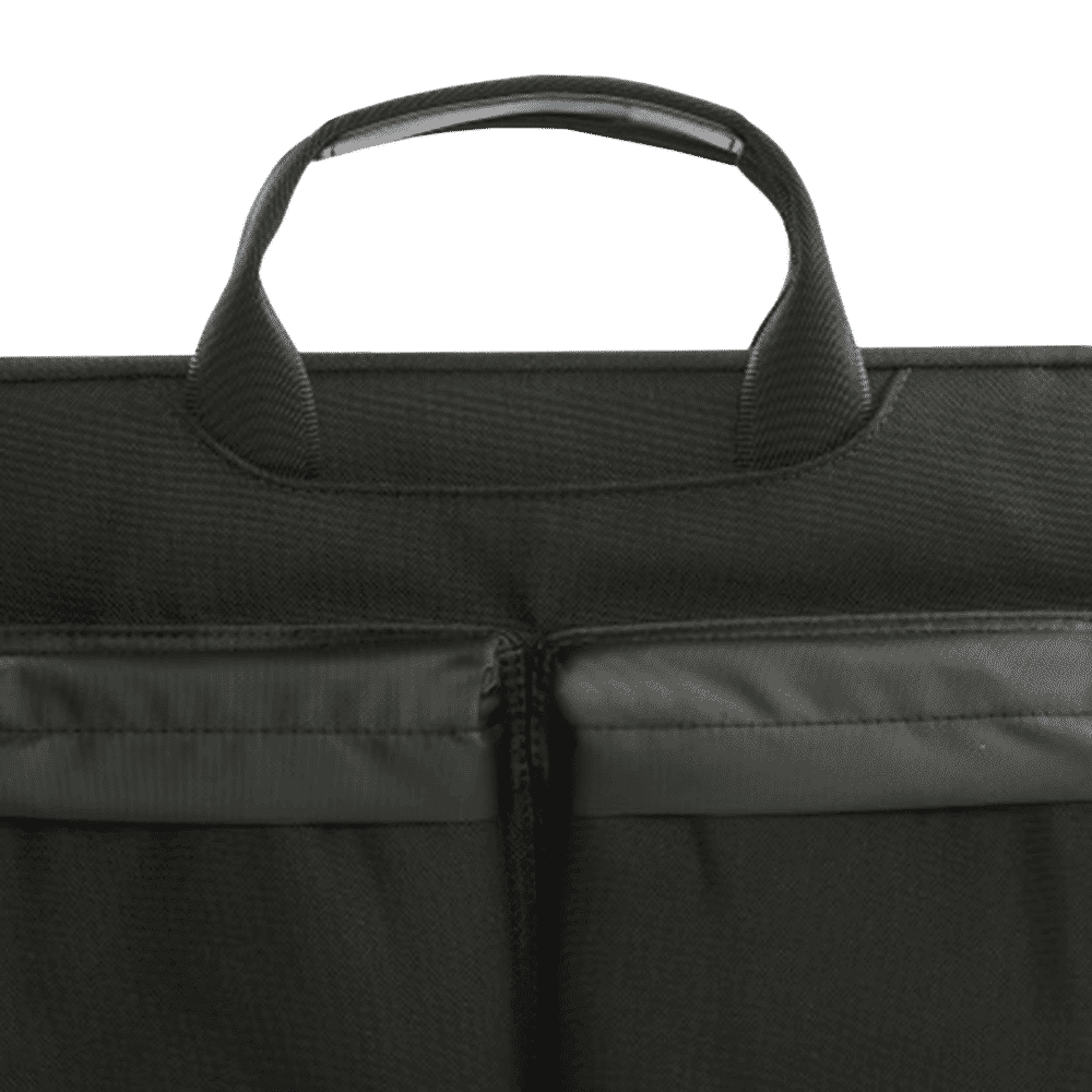 Dr. Vaku Vigor Series Polyester Fabric Laptop Sleeve for 14 Inch Laptop (6 L, Waterproof, Black)_6