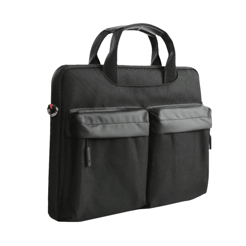 Dr. Vaku Vigor Series Polyester Fabric Laptop Sleeve for 14 Inch Laptop (6 L, Waterproof, Black)_8