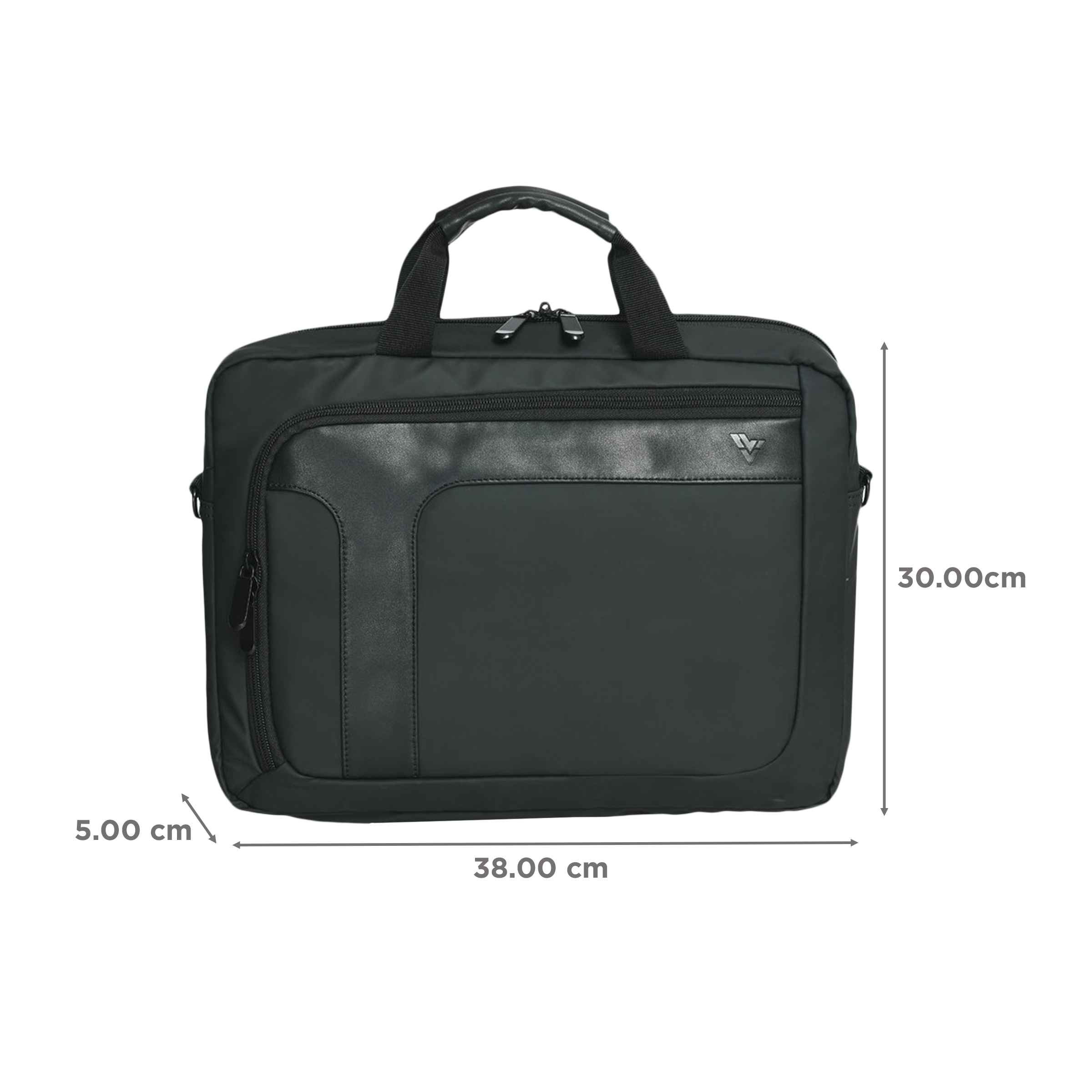 Dr. Vaku HADES Polyester, Polyurethane Laptop Sleeve for 13 & 14 Inch Laptop (Water Resistant, Black)_2