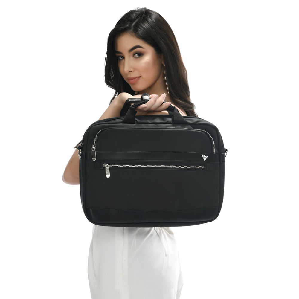 Dr. Vaku ORACLE Laptop Sling Bag for 13 & 14 Inch Laptop (Water Resistant, Black)_8