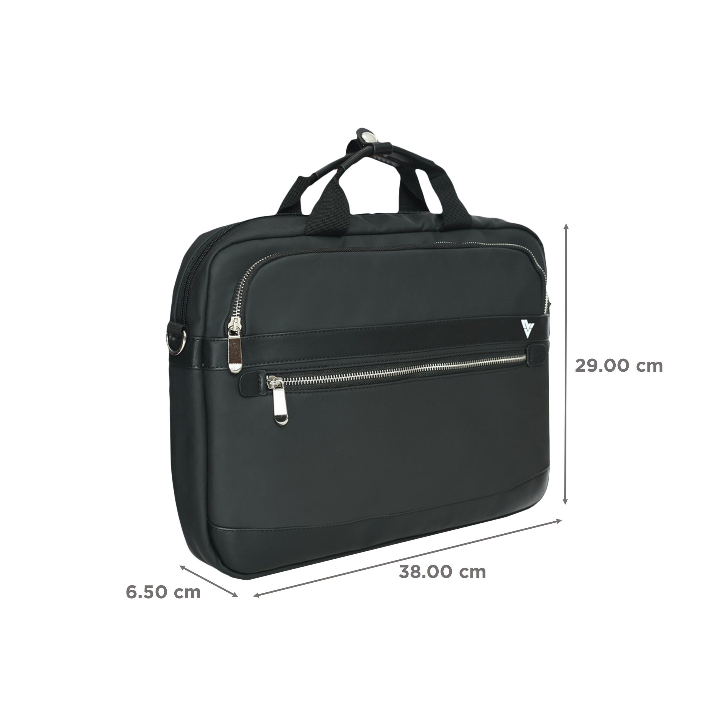 Dr. Vaku ORACLE Laptop Sling Bag for 13 & 14 Inch Laptop (Water Resistant, Black)_2