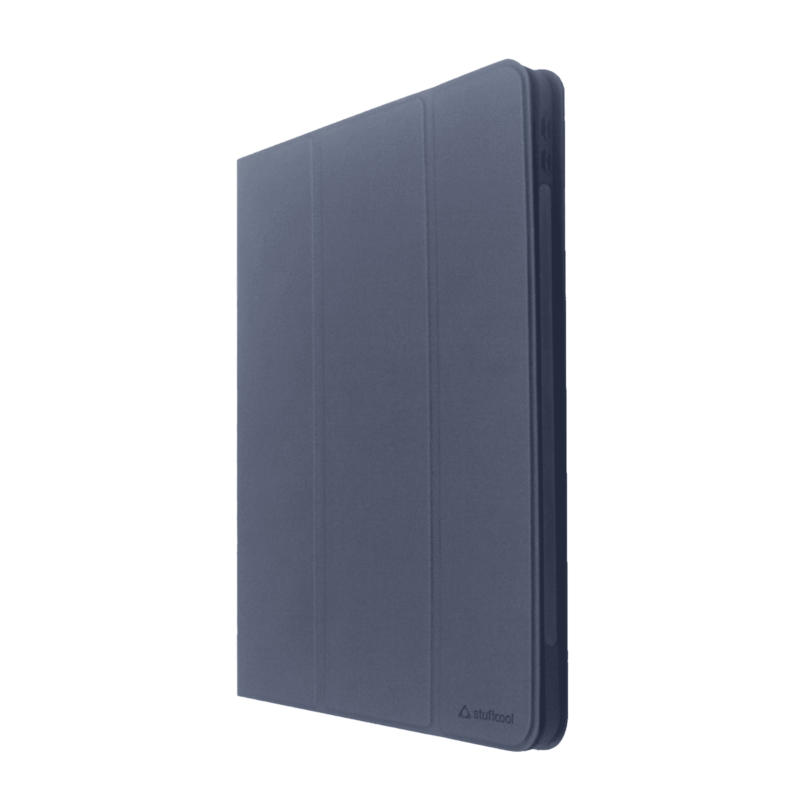 Stuffcool Flex Faux Leather Flip Cover for Apple iPad Pro 11 Inch (4th Gen) (Built-in Pencil Holder, Navy)_3