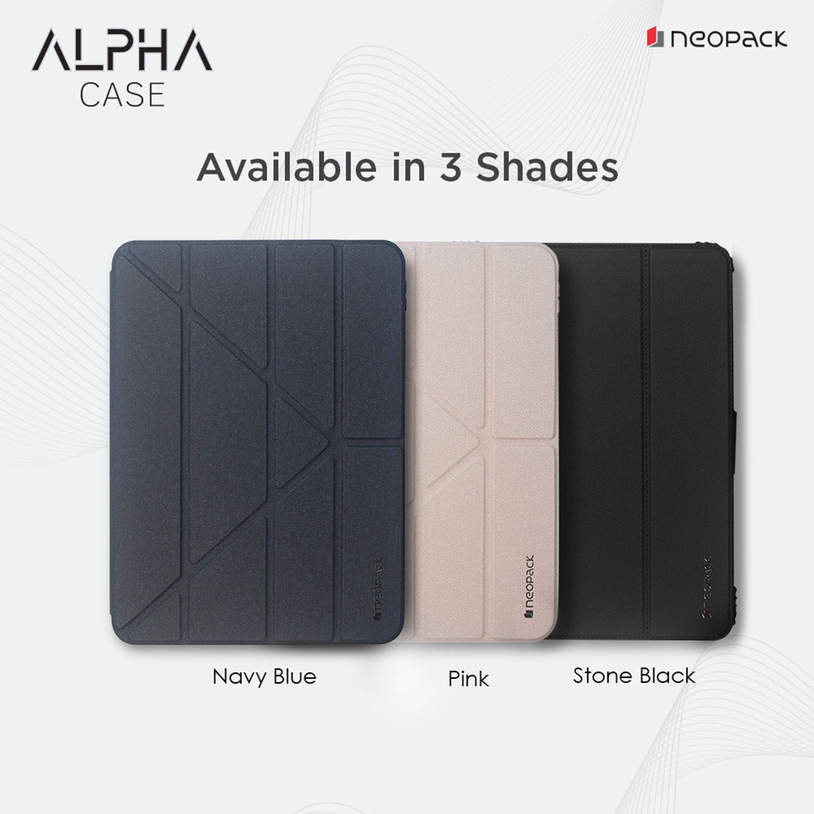 Neopack Alpha Polyurethane Back Case for Apple iPad (10th Gen) (With Pencil Holder, Navy Blue)_8