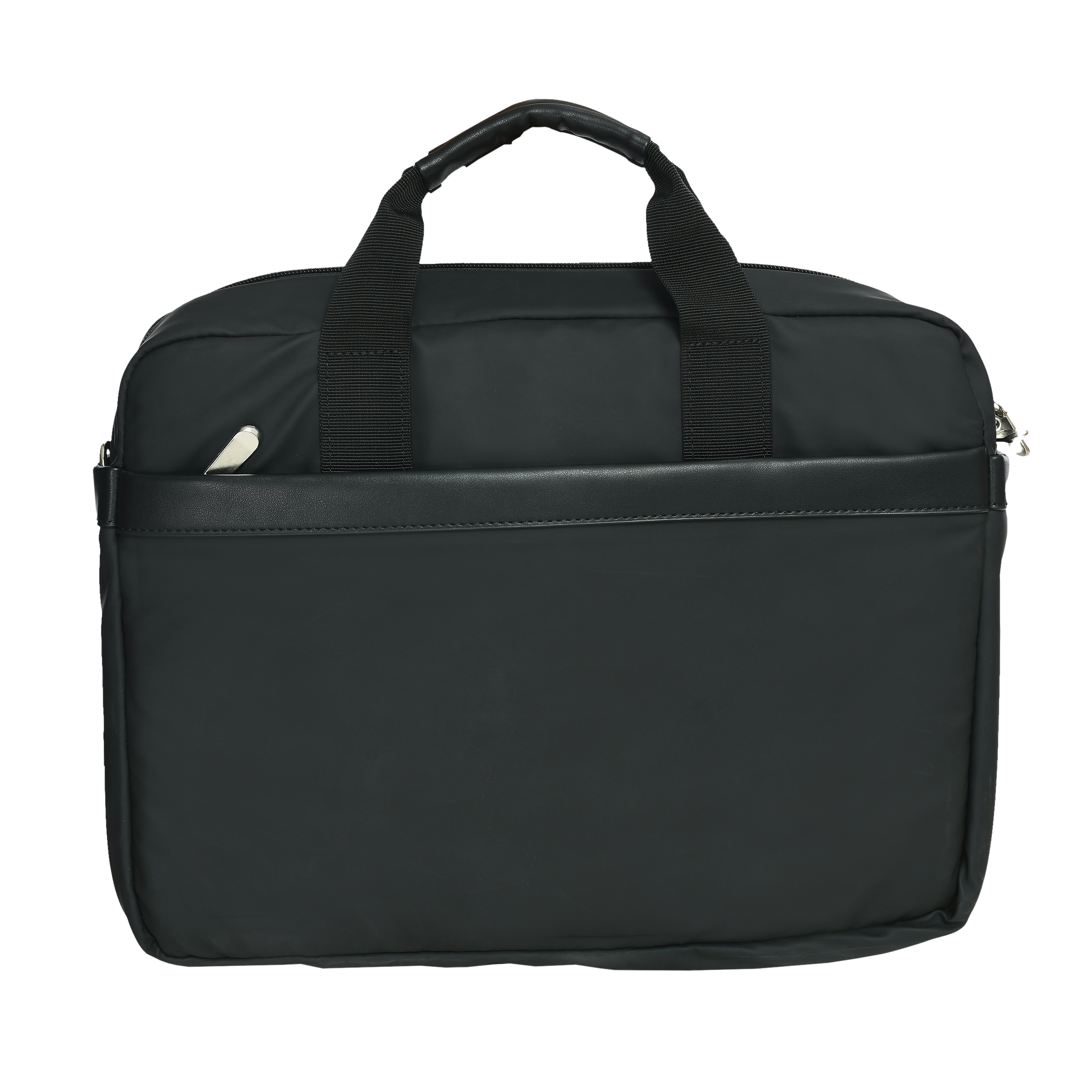 Dr. Vaku BRUSSO Polyester Laptop Sleeve for 13 & 14 Inch Laptop (Water Resistant, Black)_6