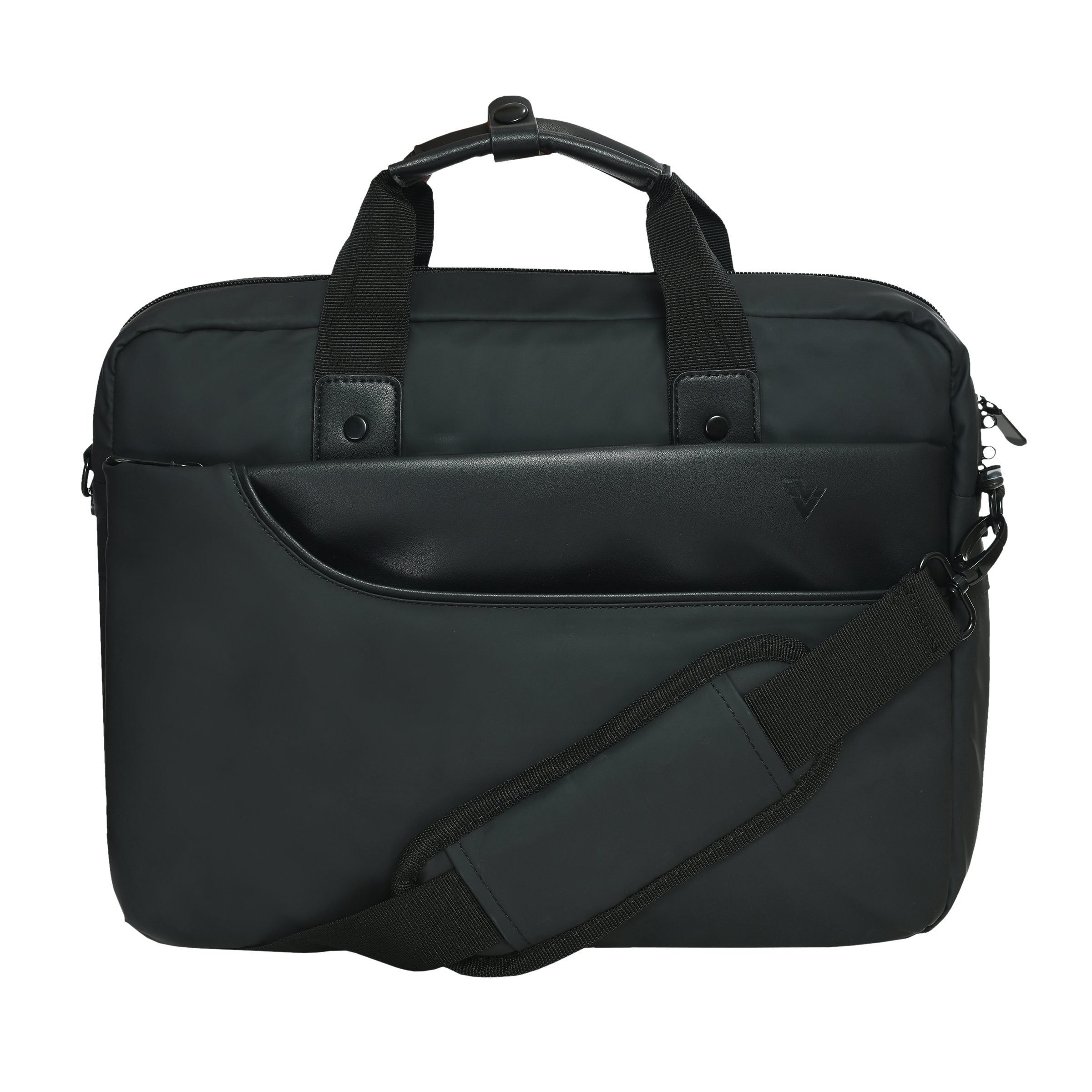 Dr. Vaku CALISTA Polyester Laptop Sling Bag for 13 & 14 Inch Laptop (Water Resistant, Black)_6