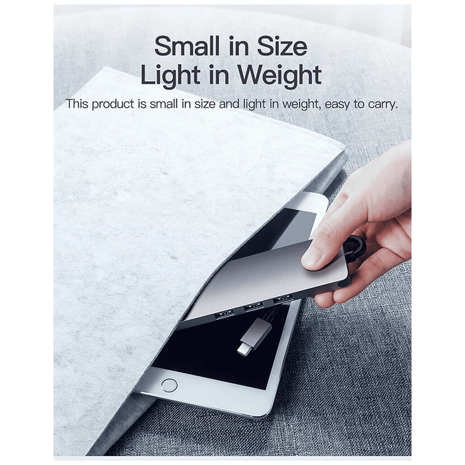 Dr. Vaku Hexon 2.0 6-in-1 USB 3.0 Type C to USB 2.0 Type A, USB 3.0 Type A, USB 3.0 Type C, HDMI Type A, RJ45 USB Hub (5 GbpsData Transfer Rate, Grey)_8