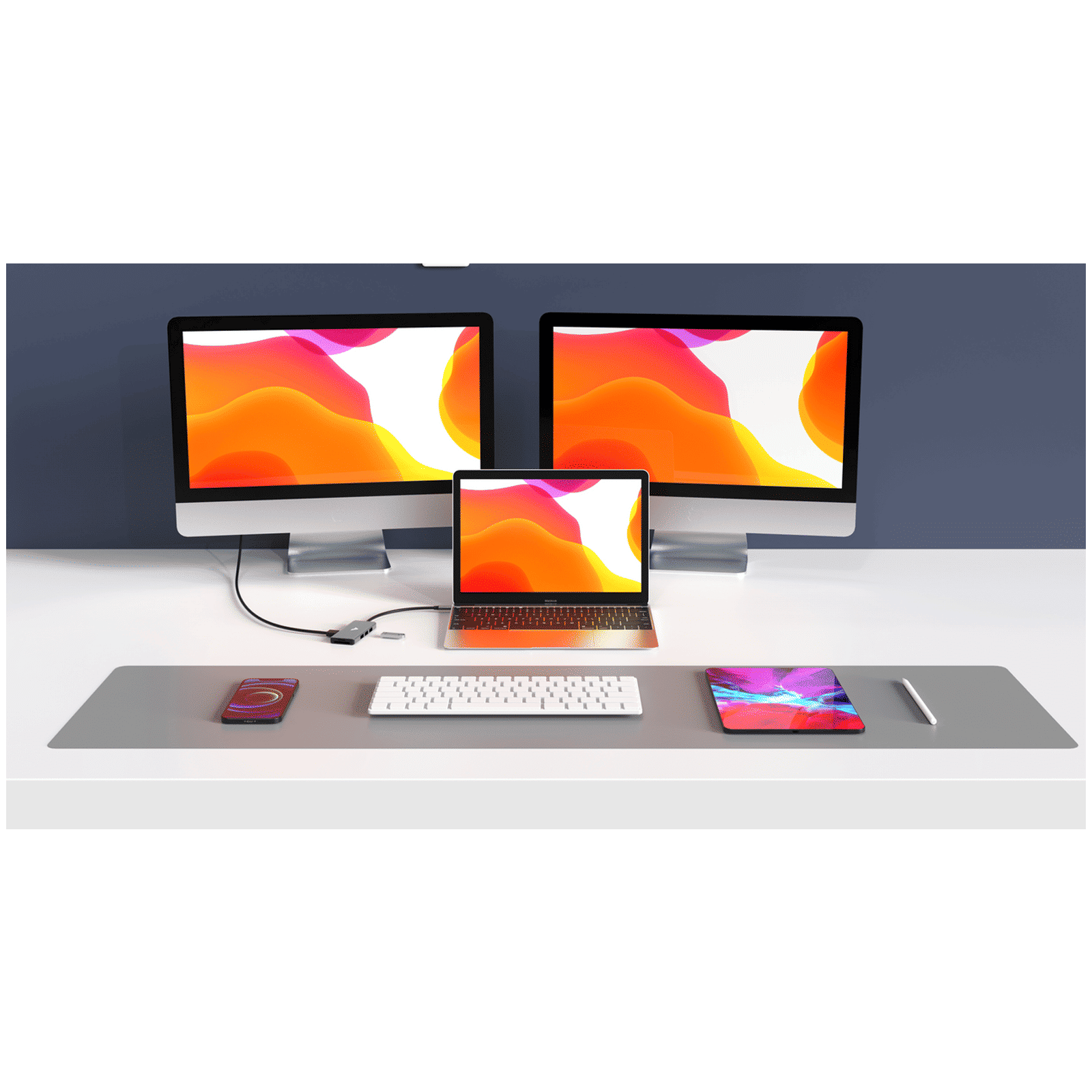 Dr. Vaku Sentinel 3.0 7-in-1 USB 3.0 Type C to USB 2.0 Type A, USB 3.0 Type C, HDMI Type A, SD Card Slot, TF Card Reader USB Hub (Compact & Portable Design, Grey)_11