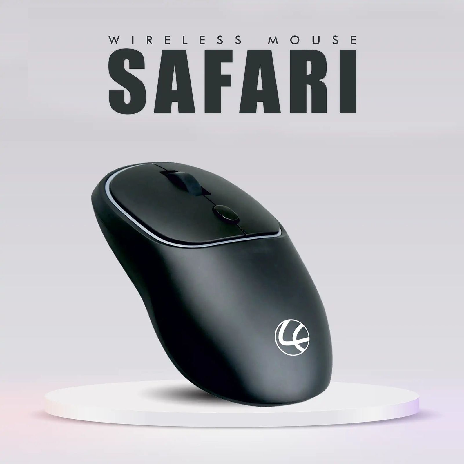 LAPCARE Safari 009 Wireless Optical Gaming Mouse (1600 DPI, Ergonomic Design, Black) LAPCARE Safari 009 Wireless Optical Gaming Mouse (1600 DPI, Ergonomic Design, Black)_4