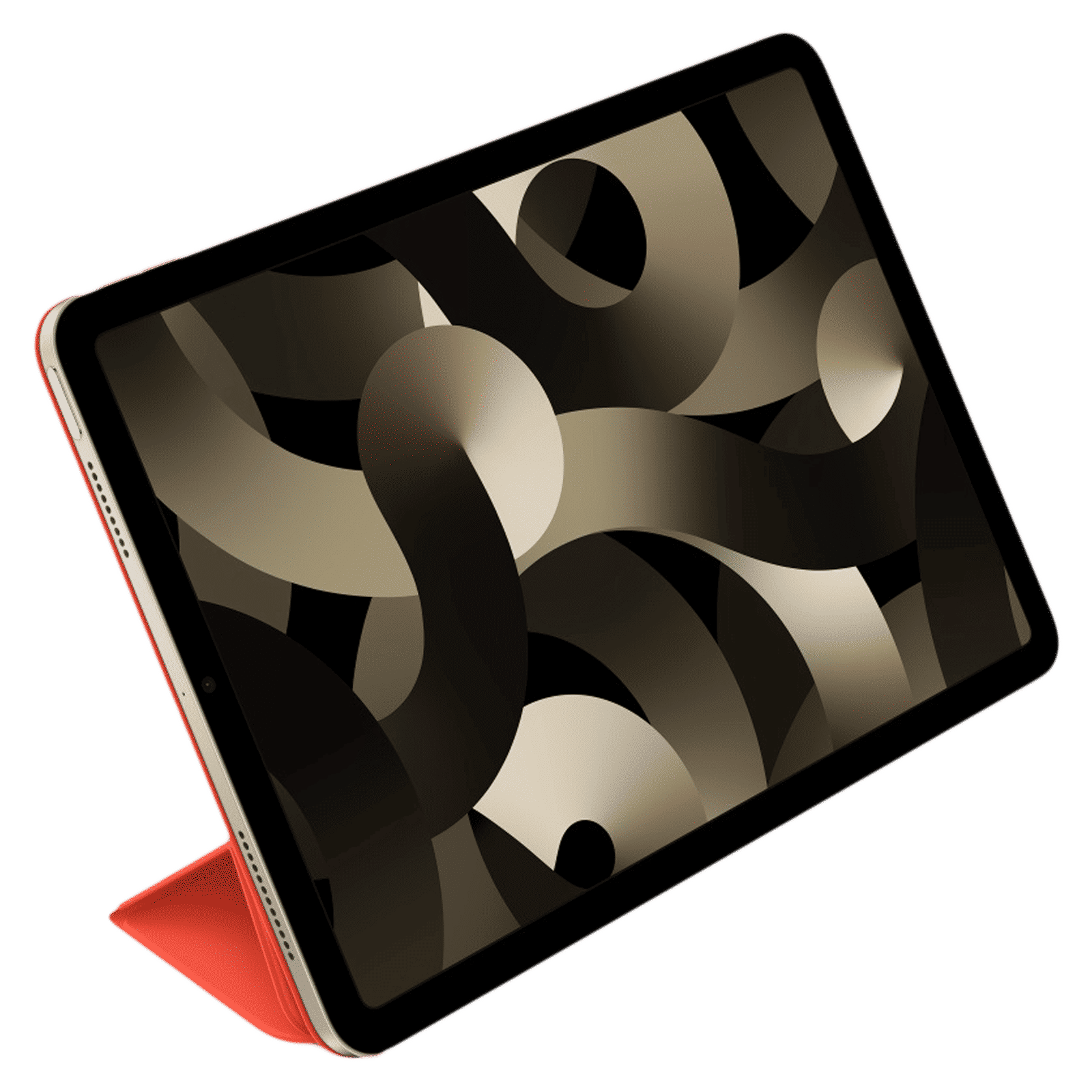 Apple Smart Polyurethane Folio Case for Apple iPad Air (4th & 5th Gen) 10.9 Inch (Automatically Wakes, Electric Orange)_4