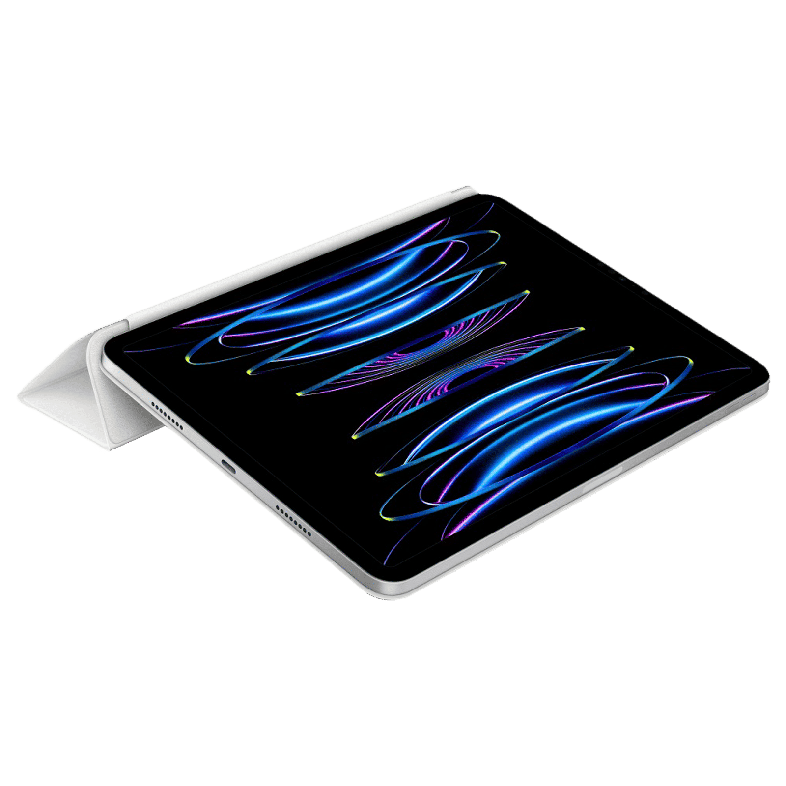 Apple Smart Folio Case for Apple iPad Pro (4th, 3rd, 2nd & 1st Gen) 11 Inch (Magnetic Attachments, White)_3