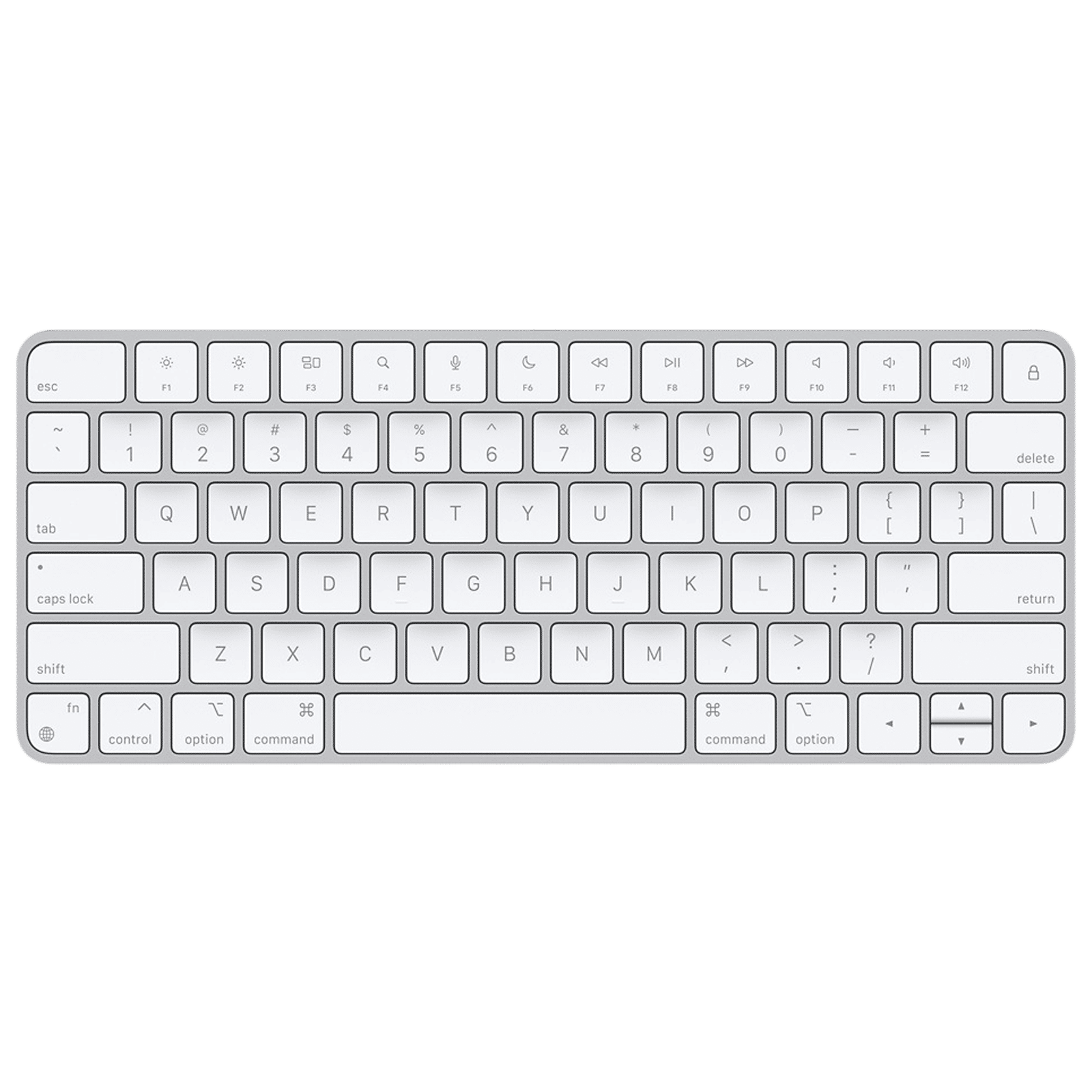 Apple Magic Rechargeable Bluetooth Wireless Keyboard with Dedicated Multimedia Keys (Full-size Arrow Keys, White) Apple Magic Rechargeable Bluetooth Wireless Keyboard with Dedicated Multimedia Keys (Full-size Arrow Keys, White)_1