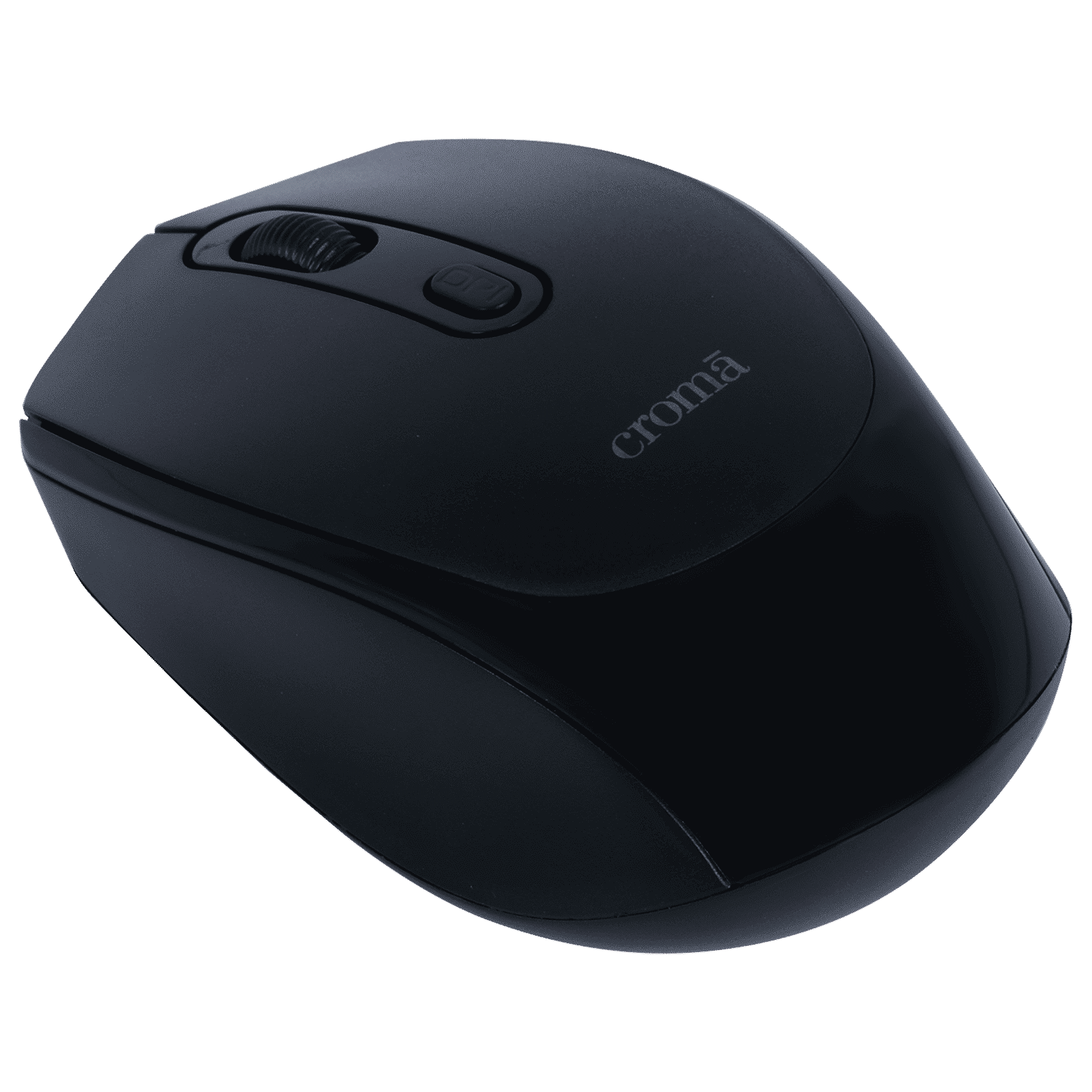 Croma 2.4 GHz Wireless Optical Mouse (Variable DPI Up to 1600, Compact & Lightweight Design, Black)_5