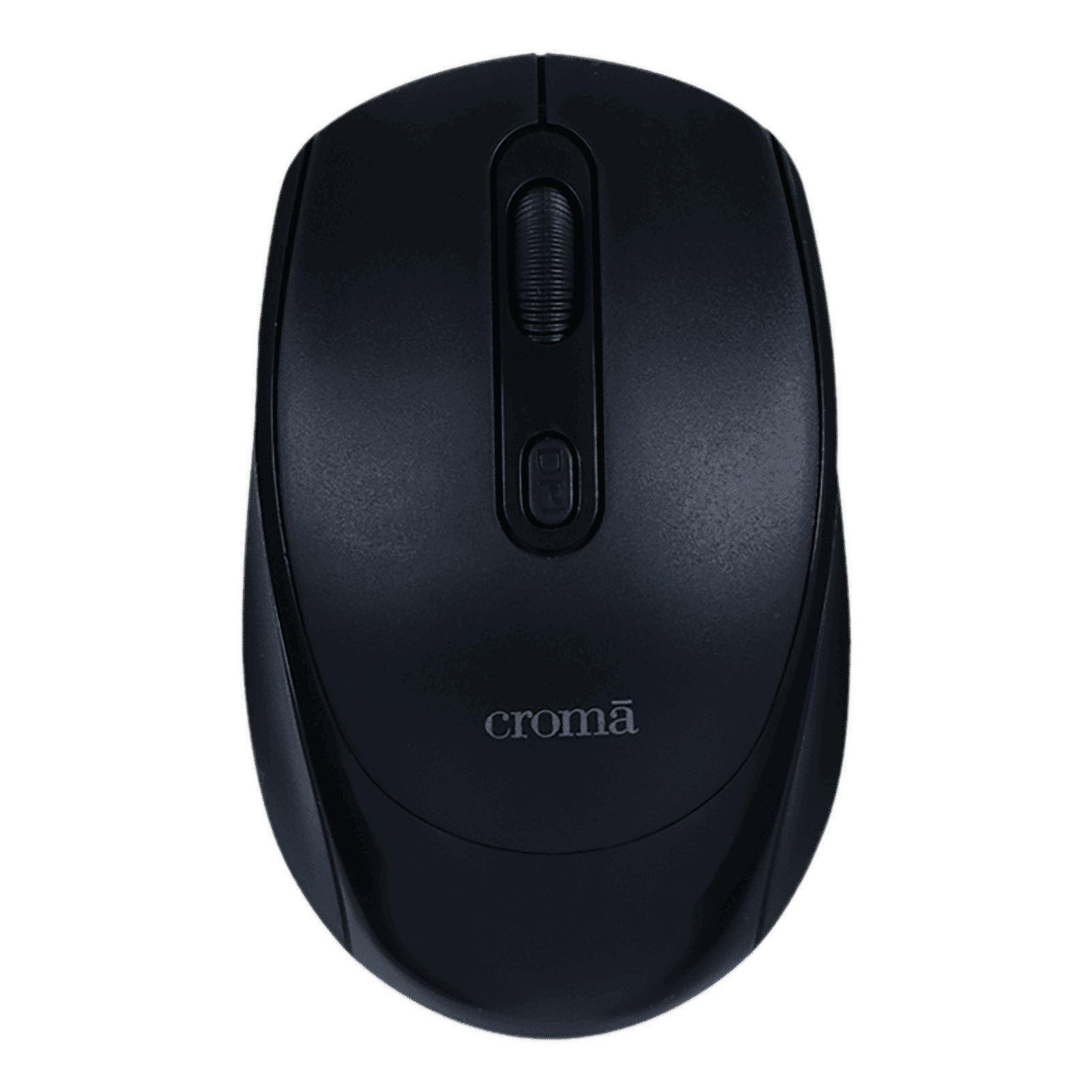 Croma 2.4 GHz Wireless Optical Mouse (Variable DPI Up to 1600, Compact & Lightweight Design, Black)_1