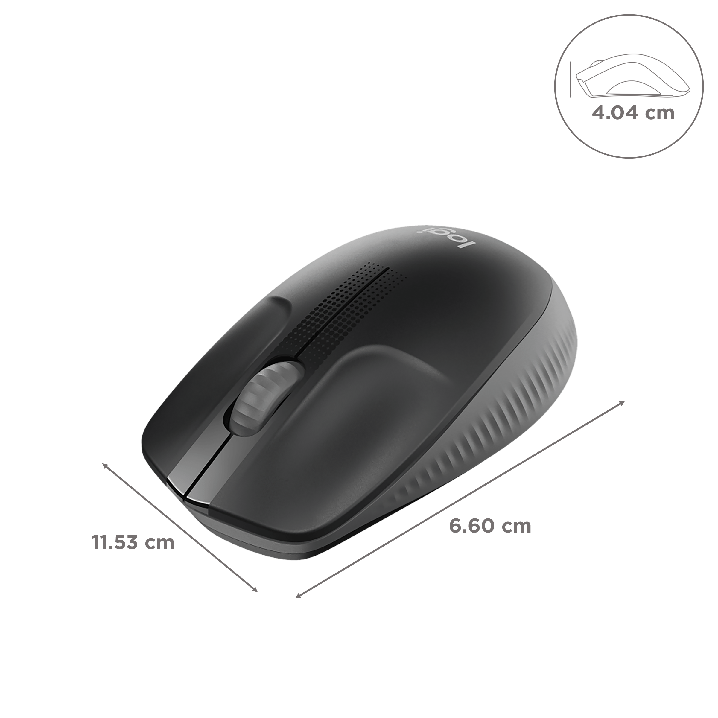 logitech M190 Wireless Optical Mouse (1000 DPI, Scooped Buttons, Charcoal) logitech M190 Wireless Optical Mouse (1000 DPI, Scooped Buttons, Charcoal)_3