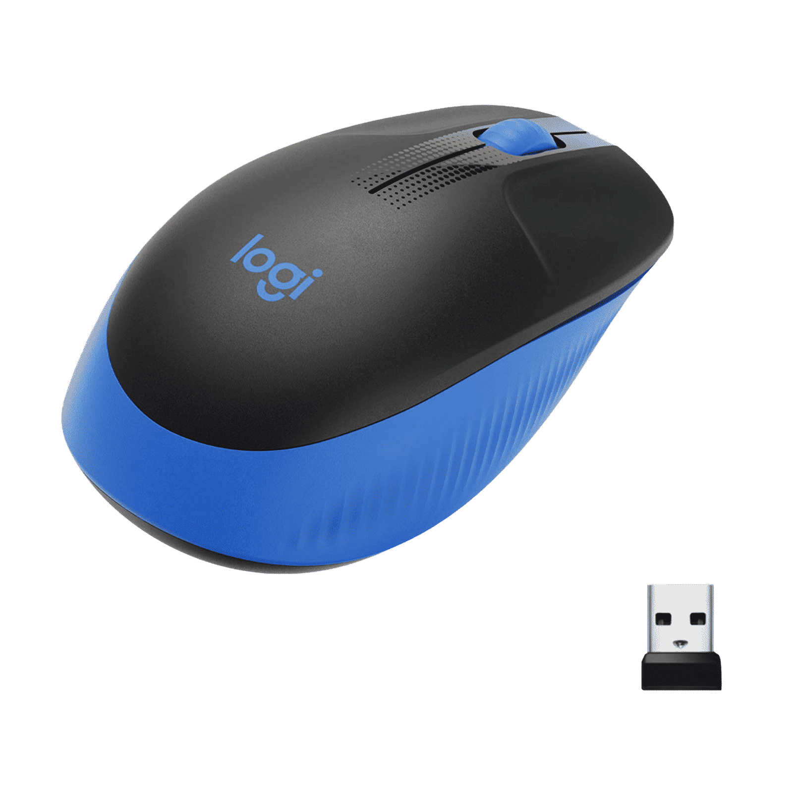 logitech M190 Wireless Optical Mouse (1000 DPI, Scooped Buttons, Blue)_7