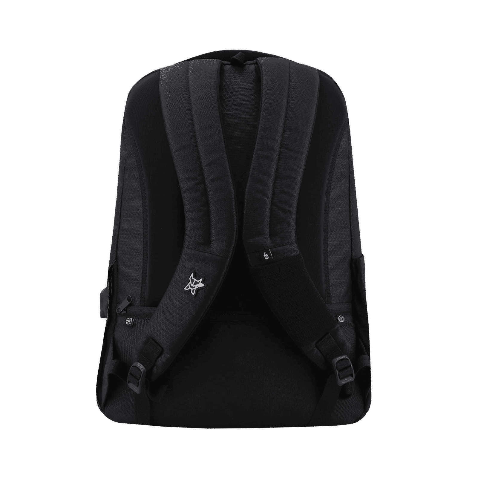 Arctic Fox New Anti-Theft Alarm Polyester Laptop Backpack for 15.5 Inch Laptop (36 L, Water Repellent Fabric, Black)_4