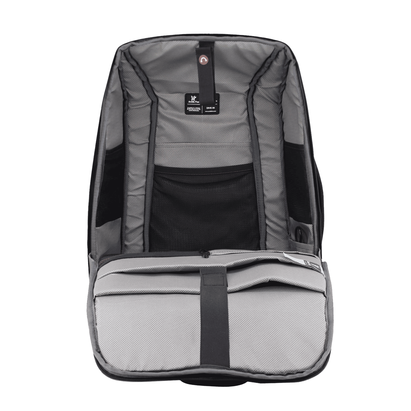 Arctic Fox Kobra 500D Polyester Laptop Backpack for 17 Inch Laptop (27 L, Number Lock, Dark Denim)_5