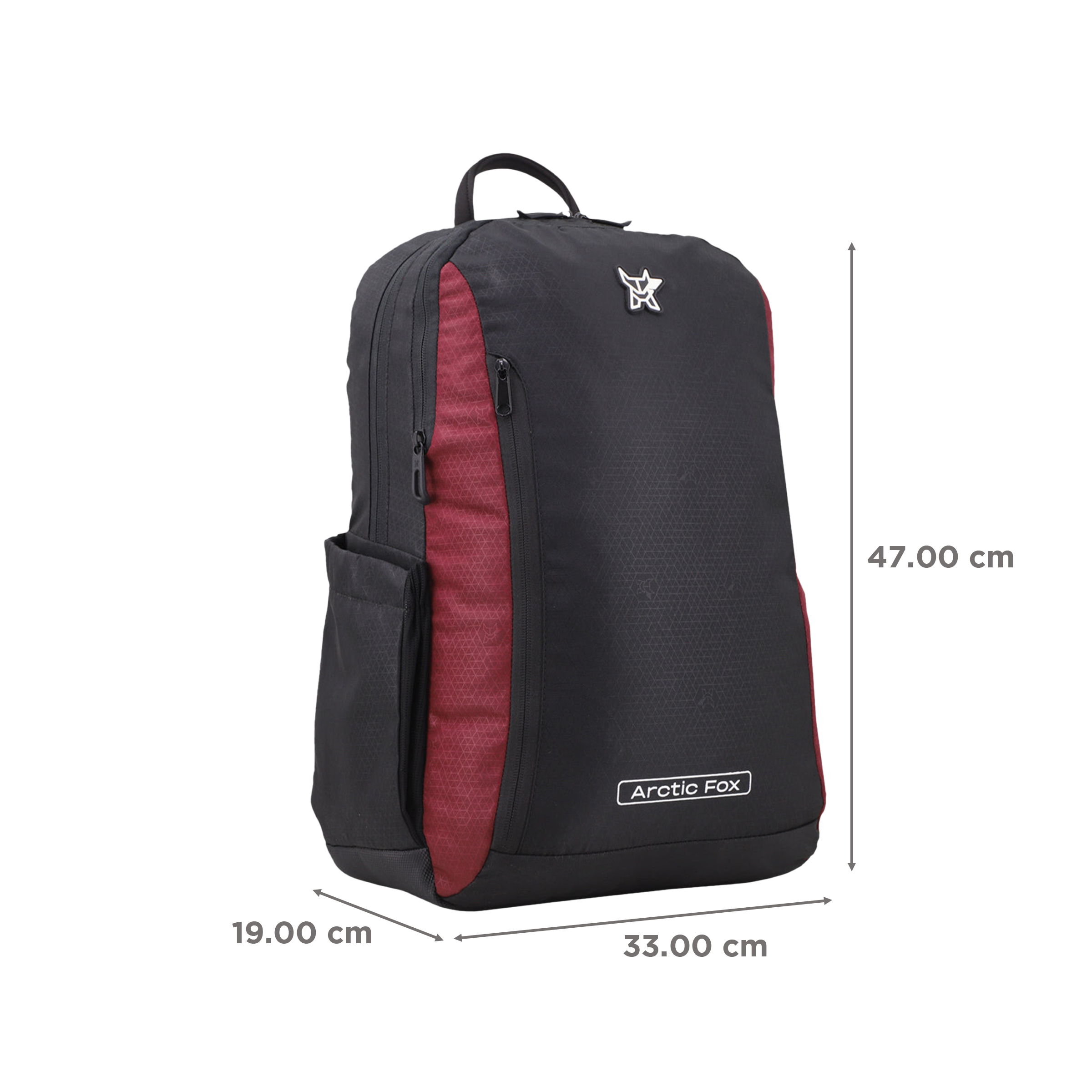 Arctic Fox Pump Polyester Laptop Backpack for 15.5 Inch Laptop (29 L, Water Repellent Fabric, Tawny Port)_3