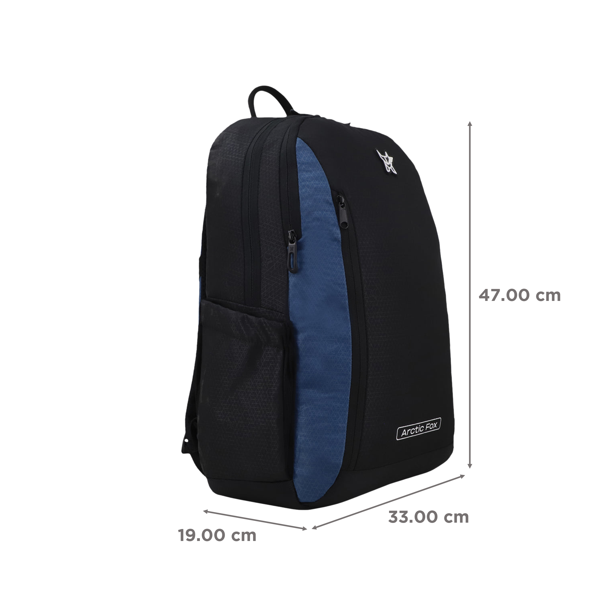 Arctic Fox Pump Polyester Laptop Backpack for 15.5 Inch Laptop (29 L, Water Repellent Fabric, Dark Denim)_3