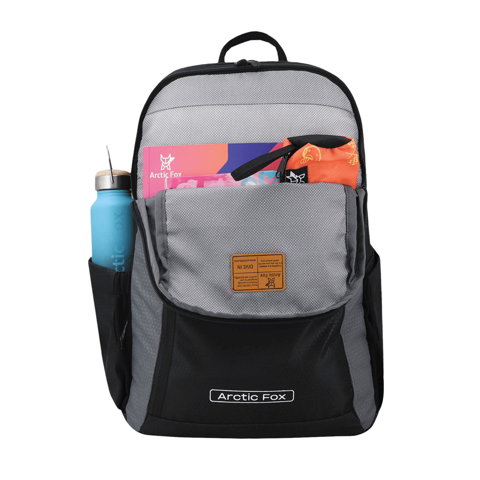 Arctic Fox Pump Polyester Laptop Backpack for 15.5 Inch Laptop (29 L, Water Repellent Fabric, Castel Rock)_5