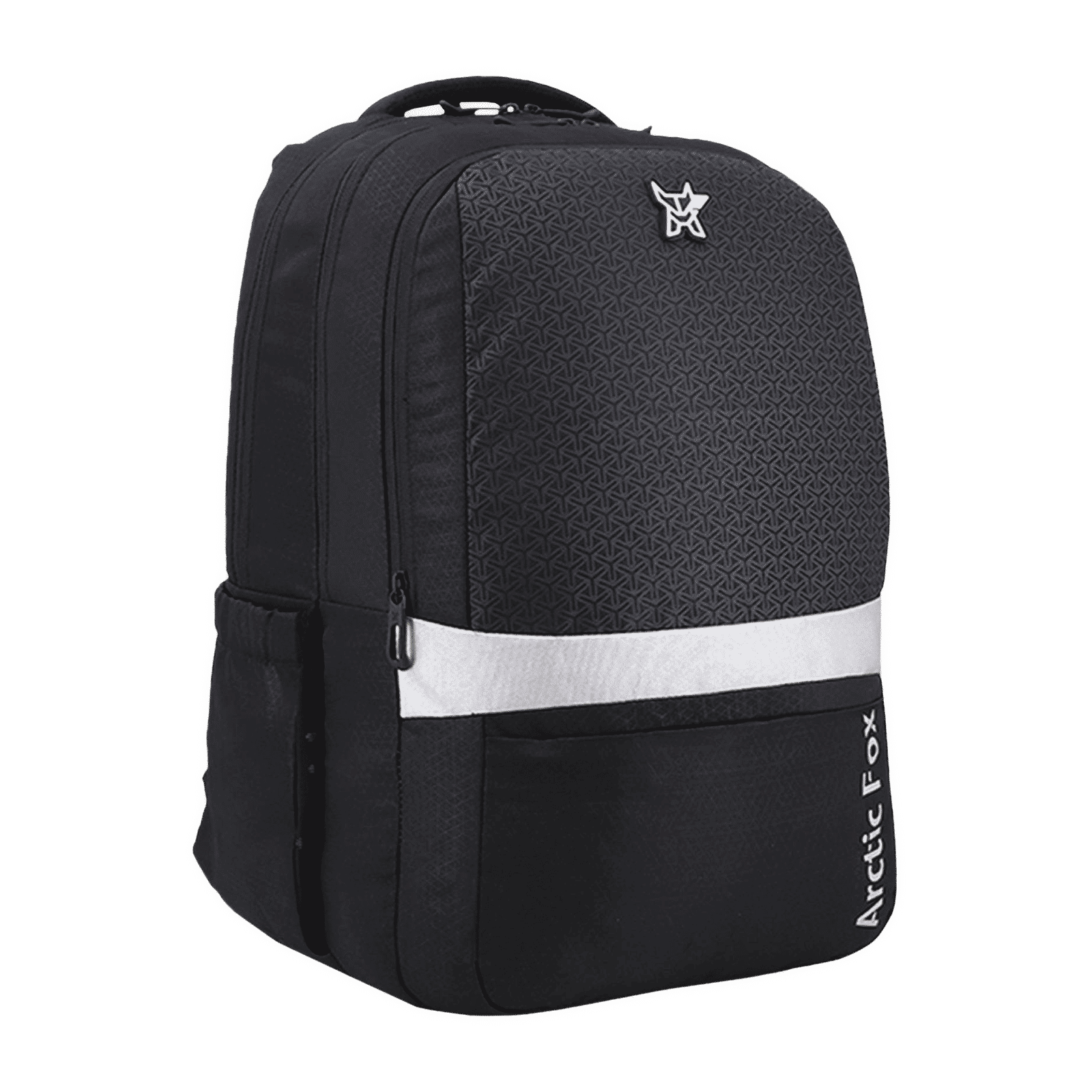 Arctic Fox Merit Polyester, Fabric Laptop Backpack for 15 Inch Laptop (44 L, Water Repellent, Black)_8