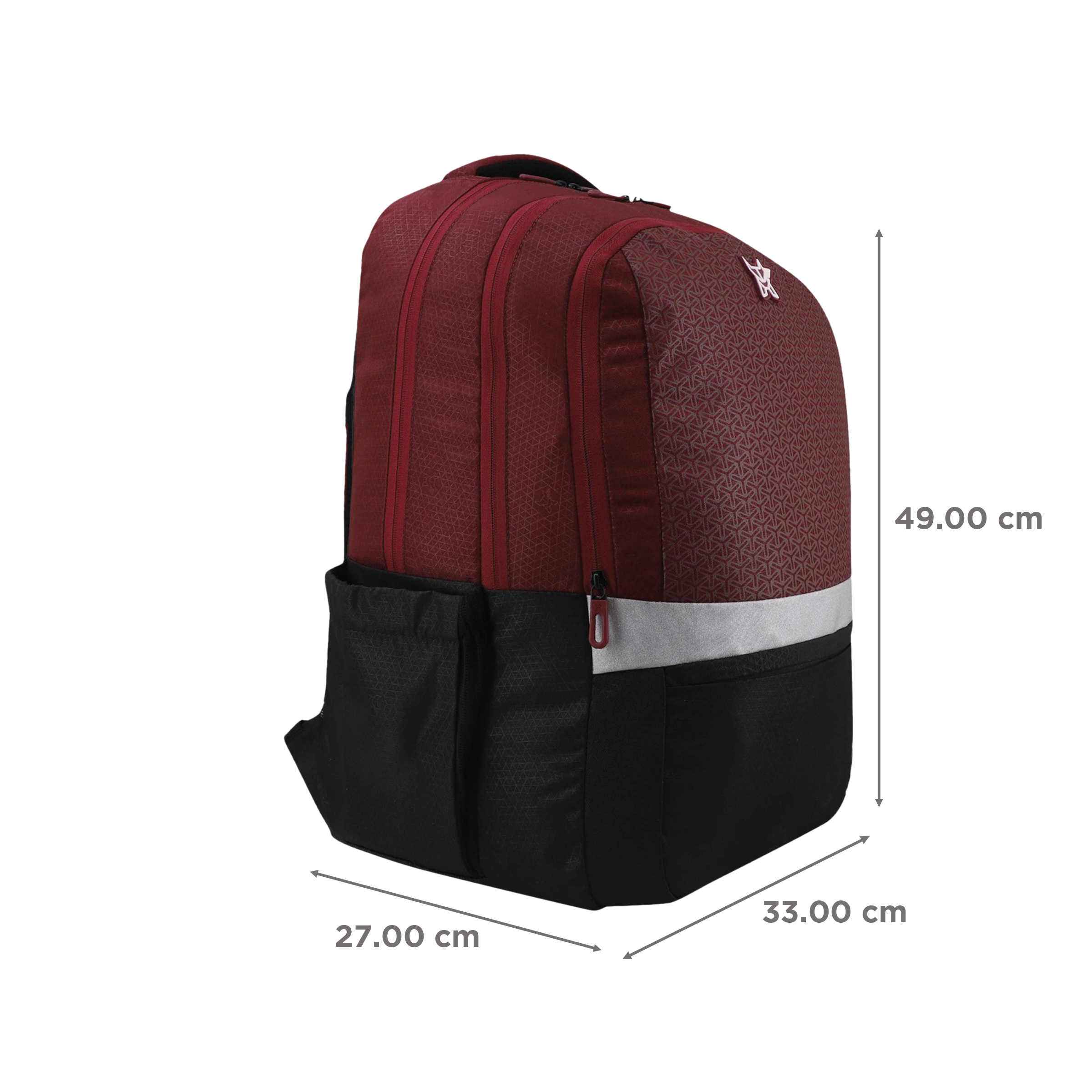 Arctic Fox Merit Polyester, Fabric Laptop Backpack for 15 Inch Laptop (44 L, Water Repellent, Maroon) Arctic Fox Merit Polyester, Fabric Laptop Backpack for 15 Inch Laptop (44 L, Water Repellent, Maroon)_3