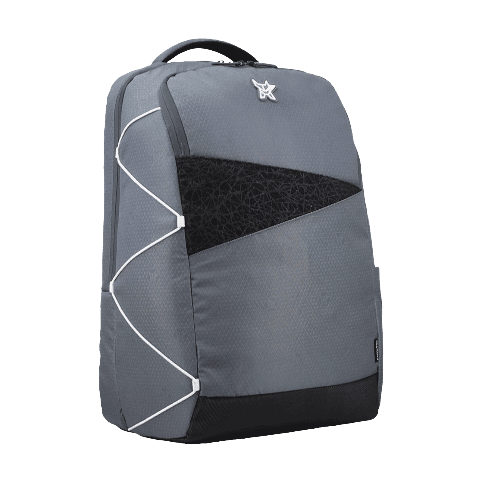 Arctic Fox Stunt Polyester Laptop Backpack for 15.5 Inch Laptop (35 L, Water Repellent Fabric, Grey)_8