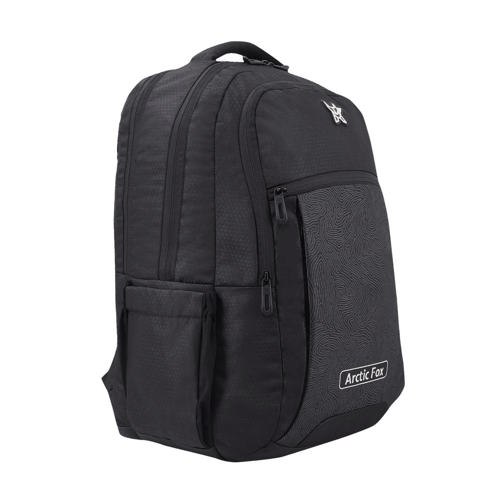 Arctic Fox Trace Polyester Laptop Backpack for 15.5 Inch Laptop (38 L, Water Repellent Fabric, Black)_9