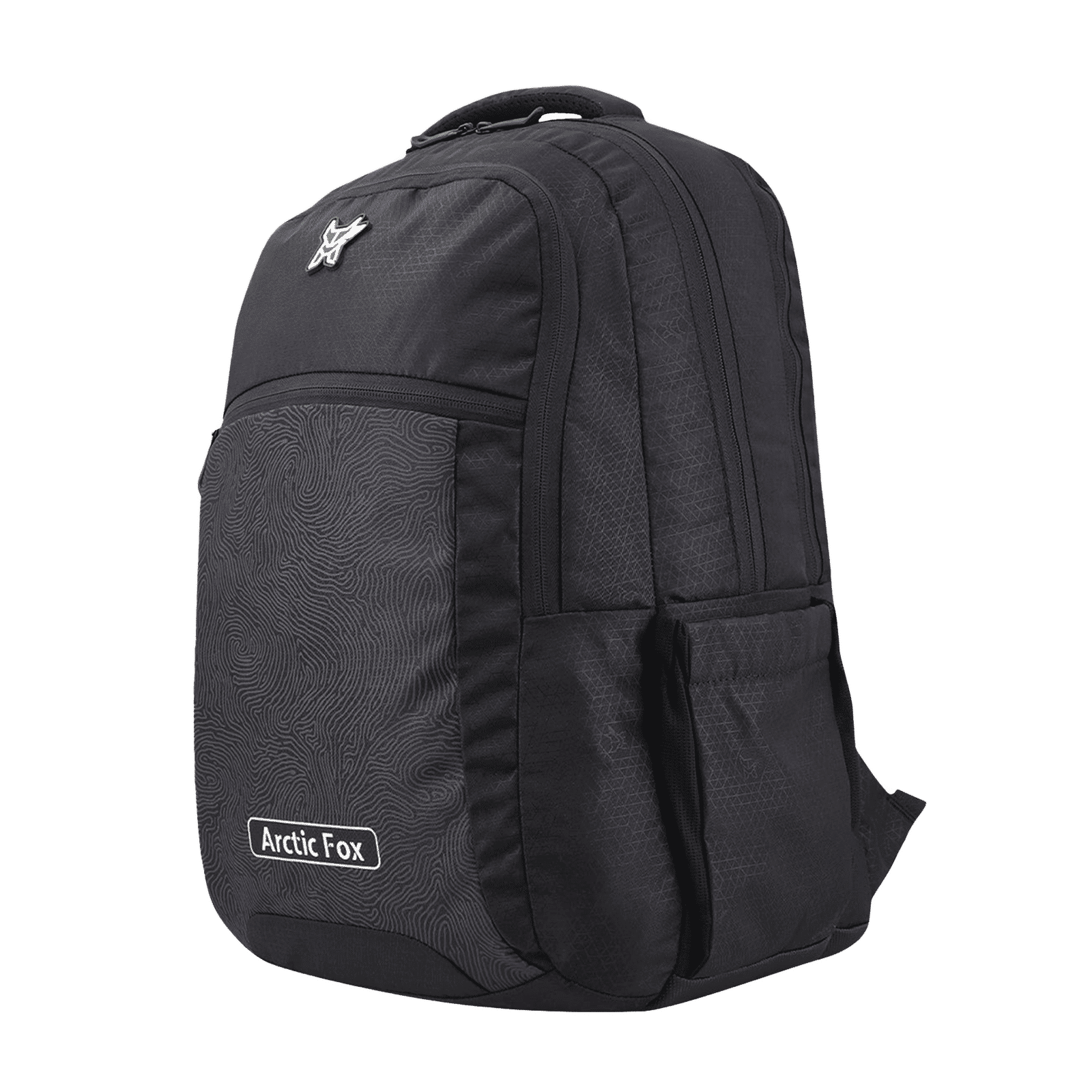 Arctic Fox Trace Polyester Laptop Backpack for 15.5 Inch Laptop (38 L, Water Repellent Fabric, Black)_10