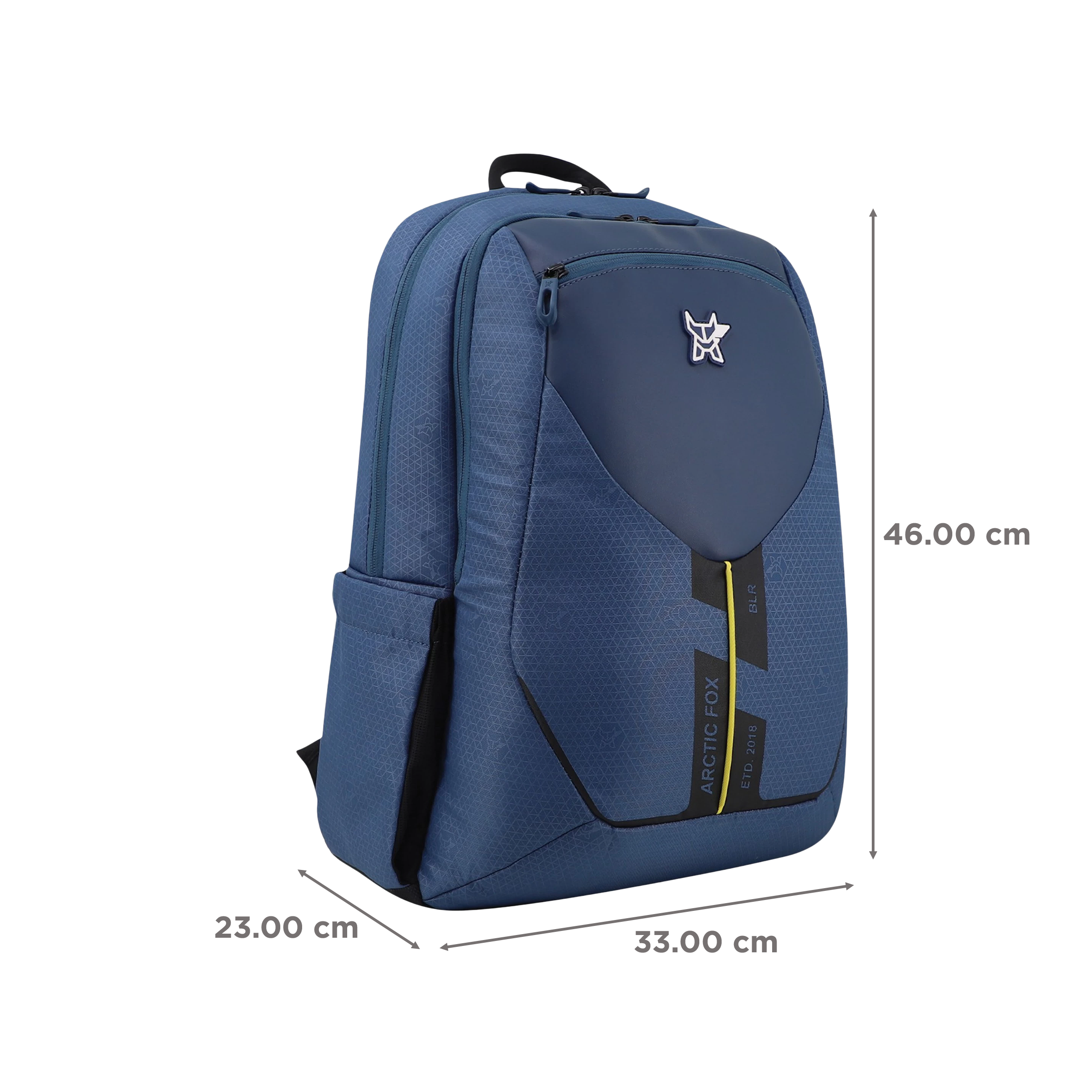 Arctic Fox Honor Polyester Laptop Backpack for 15.5 Inch Laptop (35 L, Adjustable Straps, Dark Denim)_3