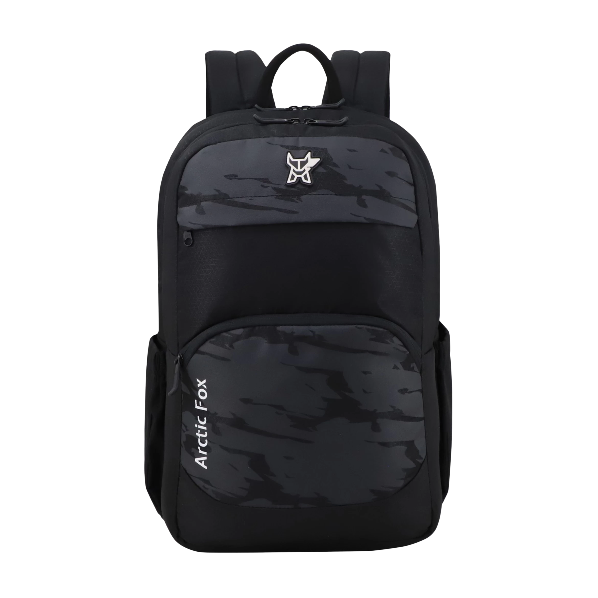 Arctic Fox Troop Polyester Laptop Backpack for 15.5 Inch Laptop (31 L, Padded Shoulder Strap, Black)_1