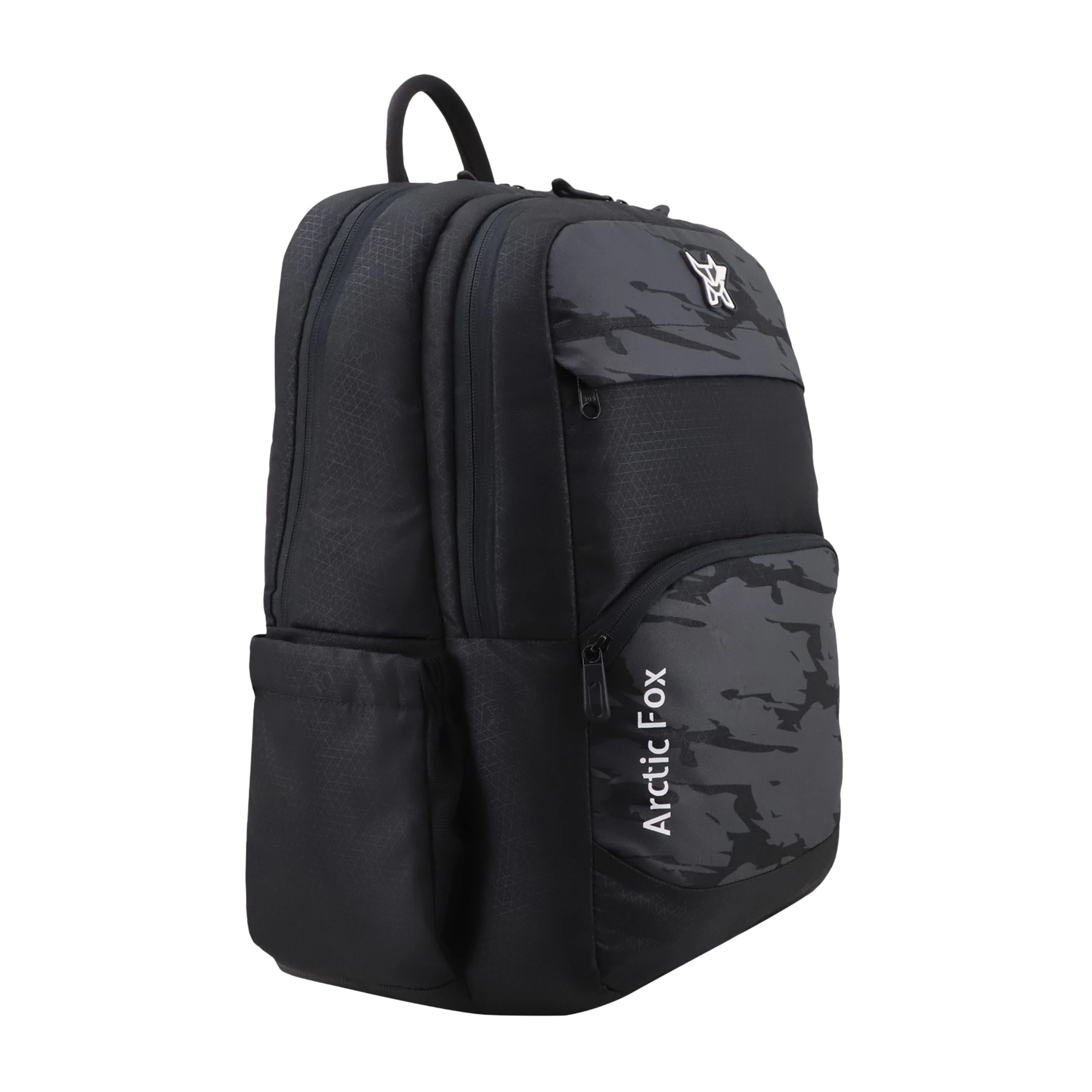 Arctic Fox Troop Polyester Laptop Backpack for 15.5 Inch Laptop (31 L, Padded Shoulder Strap, Black)_5